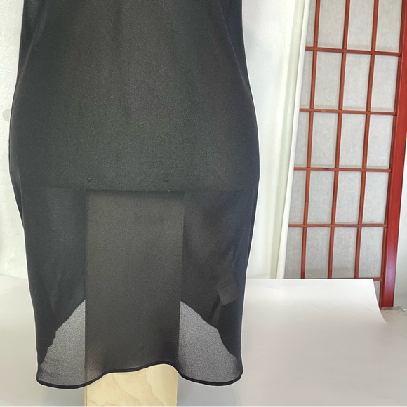New Veronica Beard Slip Semi-Sheer Combo Dress Black S Small - Picture 5 of 7